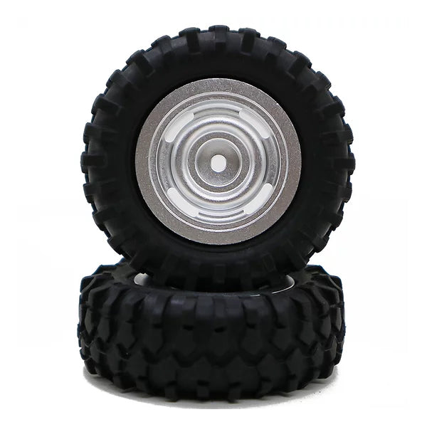 Classico4 Aluminum Wheels, Silver with 60mm Tires fits