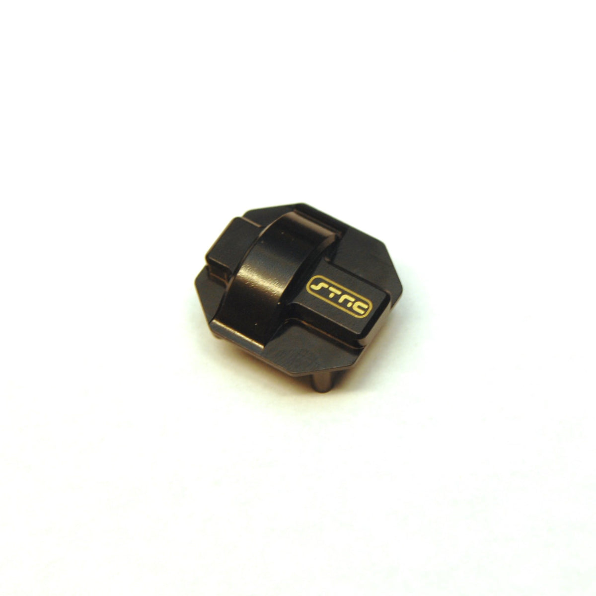 CNC Machined Brass Diff Cover for Enduro, Black