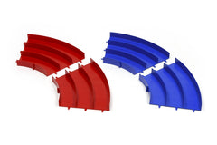 JR Circuit Curve Section Japan Cup Blue/Red 2 Pcs