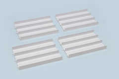 JR Circuit Straight Section Japan Cup White 4pcs