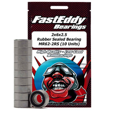 Tamiya 620 Rubber Sealed Replacement Bearing 2x6x2.5mm